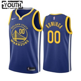 Dres Golden State Warriors Jonathan Kuminga 00 Nike 2022-23 Icon Edition Royal Swingman - Dječji